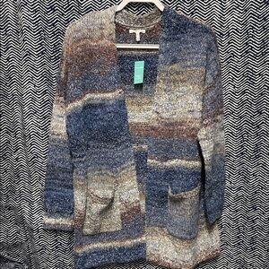 Maurices Blue and Brown Women's Cardigan